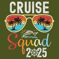 Cruise Squad 2025 Family Group Matching Summer Vacation Backpack