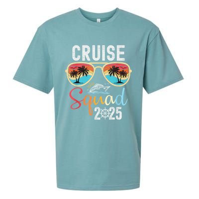 Cruise Squad 2025 Family Group Matching Summer Vacation Sueded Cloud Jersey T-Shirt