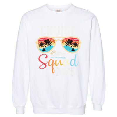 Cruise Squad 2025 Family Group Matching Summer Vacation Garment-Dyed Sweatshirt