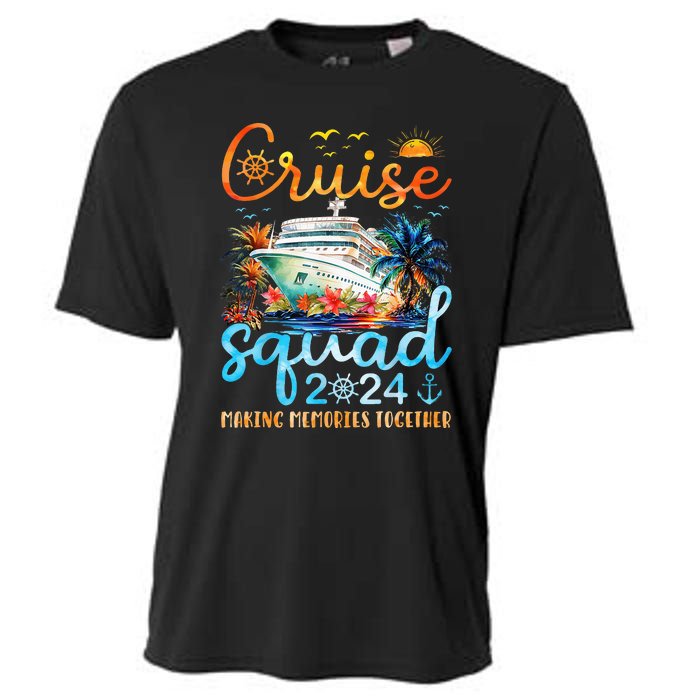 Cruise Squad 2024 Summer Vacation Matching Family Group Cooling Performance Crew T-Shirt