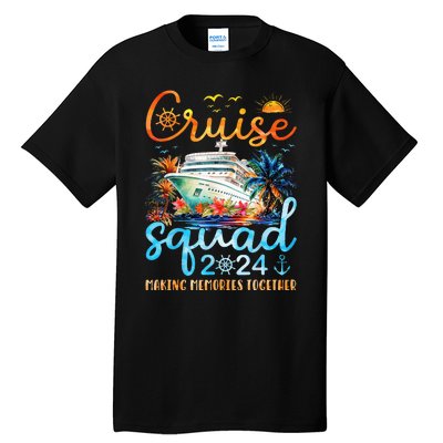 Cruise Squad 2024 Summer Vacation Matching Family Group Tall T-Shirt