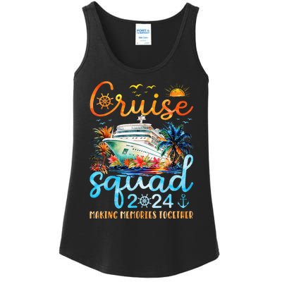 Cruise Squad 2024 Summer Vacation Matching Family Group Ladies Essential Tank