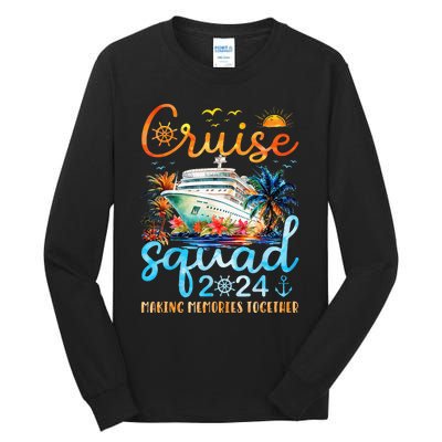 Cruise Squad 2024 Summer Vacation Matching Family Group Tall Long Sleeve T-Shirt