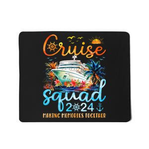 Cruise Squad 2024 Summer Vacation Matching Family Group Mousepad