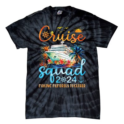 Cruise Squad 2024 Summer Vacation Matching Family Group Tie-Dye T-Shirt