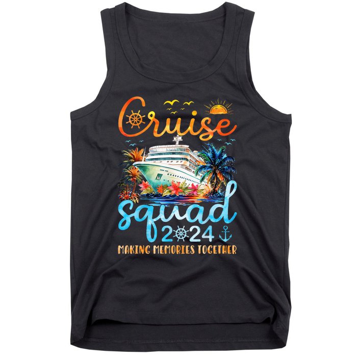 Cruise Squad 2024 Summer Vacation Matching Family Group Tank Top