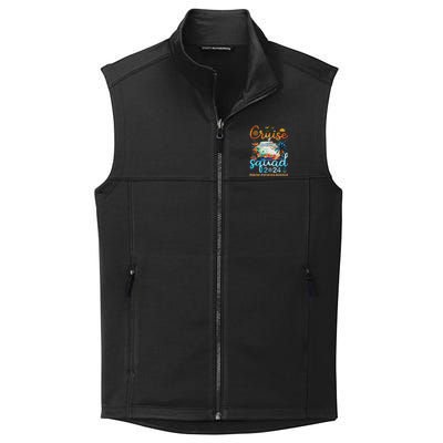 Cruise Squad 2024 Summer Vacation Matching Family Group Collective Smooth Fleece Vest