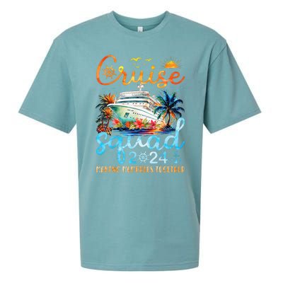 Cruise Squad 2024 Summer Vacation Matching Family Group Sueded Cloud Jersey T-Shirt