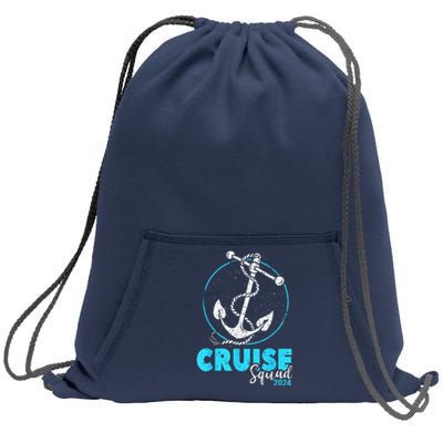 Cruise Squad 2024 Shirt Vacation Party Trip Cruise Ship Gift Sweatshirt Cinch Pack Bag