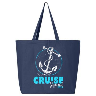 Cruise Squad 2024 Shirt Vacation Party Trip Cruise Ship Gift 25L Jumbo Tote