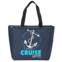 Cruise Squad 2024 Shirt Vacation Party Trip Cruise Ship Gift Zip Tote Bag