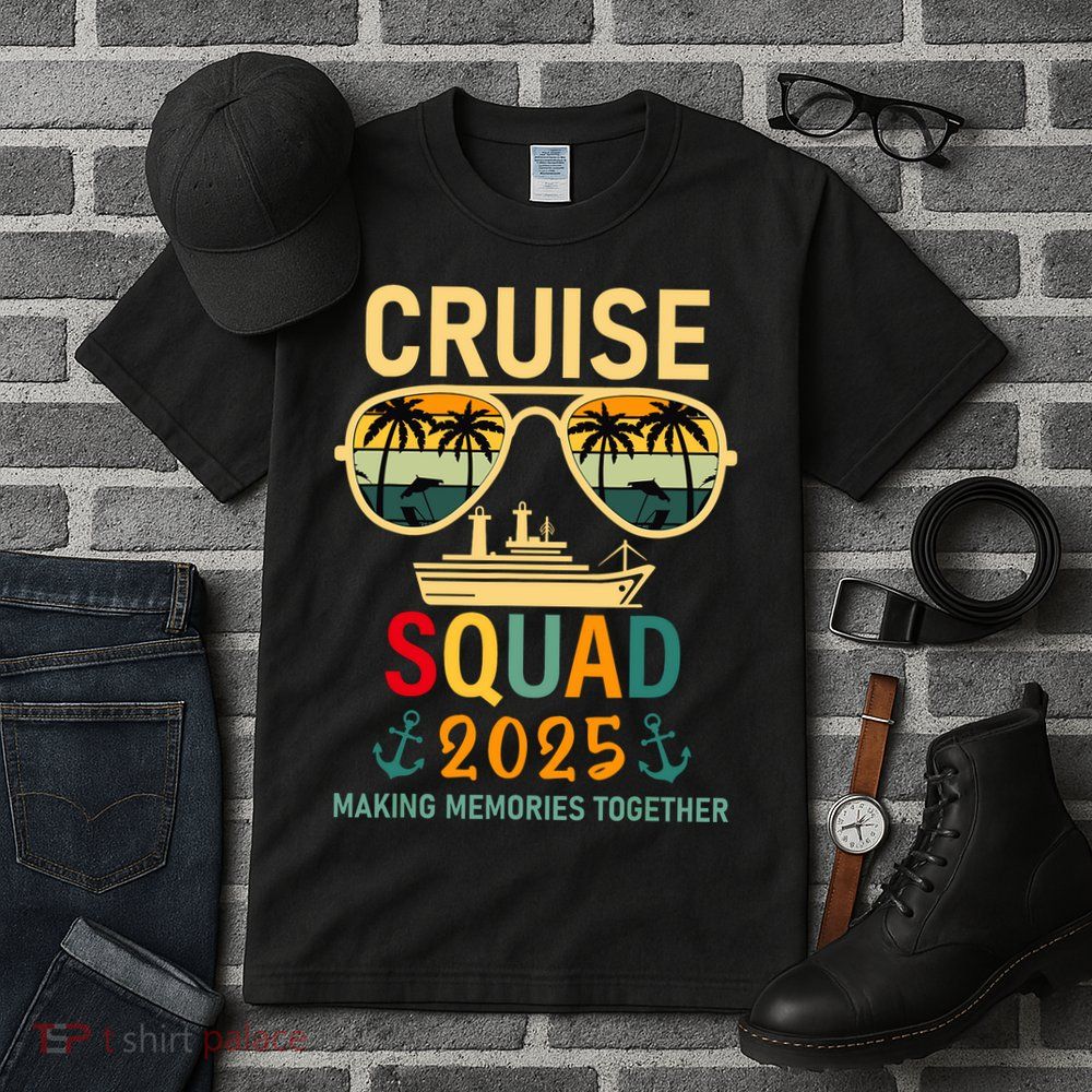 Cruise Squad 2025 Family Group Matching Summer Vacation Tall T-Shirt