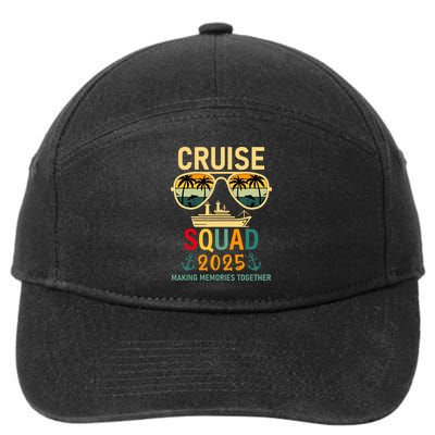 Cruise Squad 2025 Family Group Matching Summer Vacation 7-Panel Snapback Hat