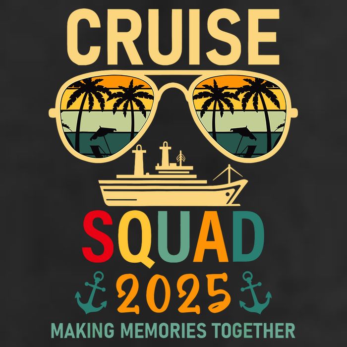 Cruise Squad 2025 Family Group Matching Summer Vacation Adult Drive Performance Visor