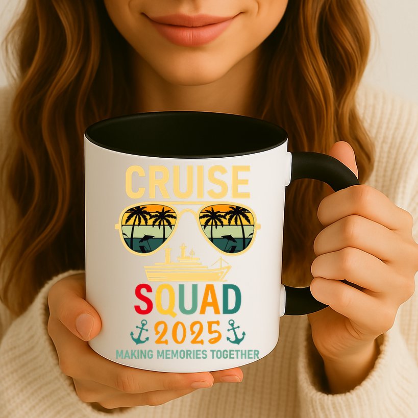 Cruise Squad 2025 Family Group Matching Summer Vacation Mug