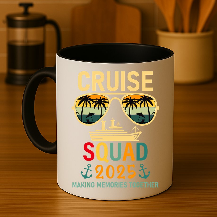 Cruise Squad 2025 Family Group Matching Summer Vacation Mug