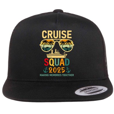Cruise Squad 2025 Family Group Matching Summer Vacation Flatbill Hat