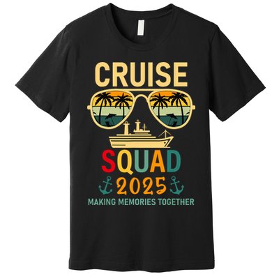 Cruise Squad 2025 Family Group Matching Summer Vacation Premium T-Shirt