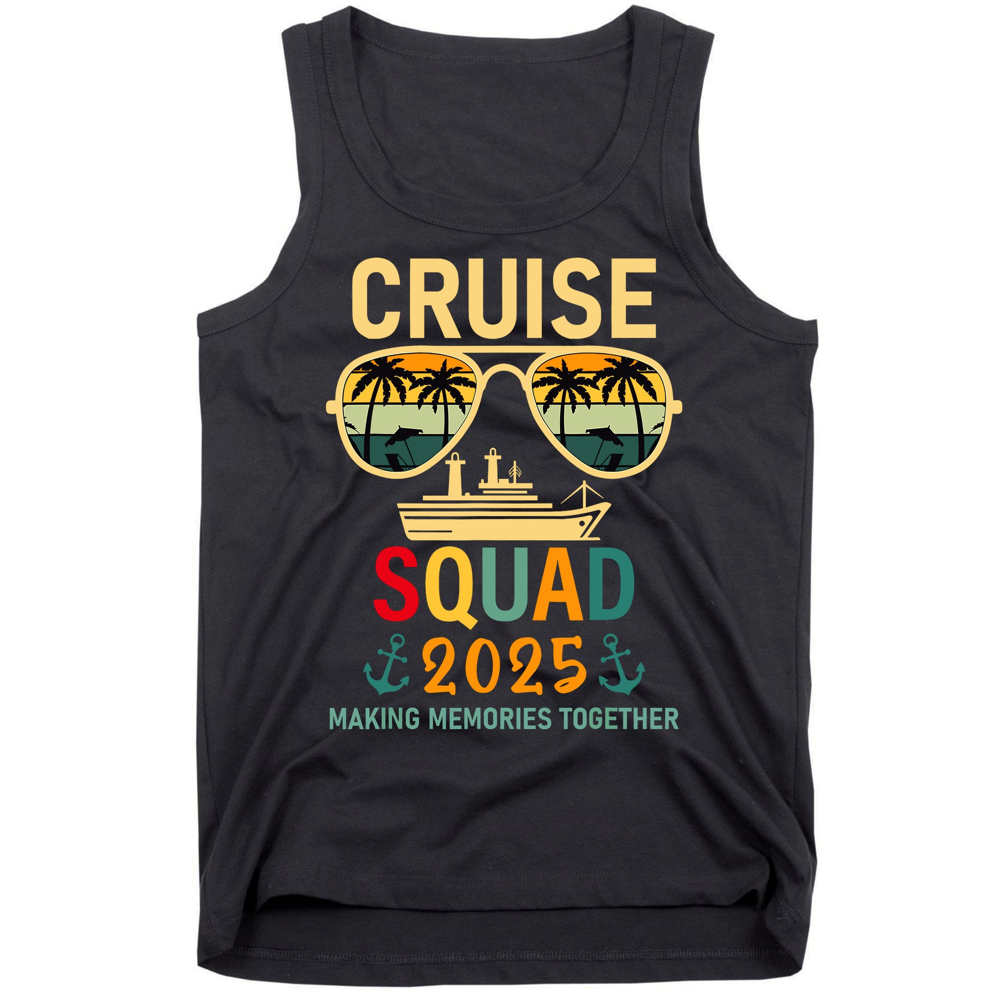 Cruise Squad 2025 Family Group Matching Summer Vacation Tank Top