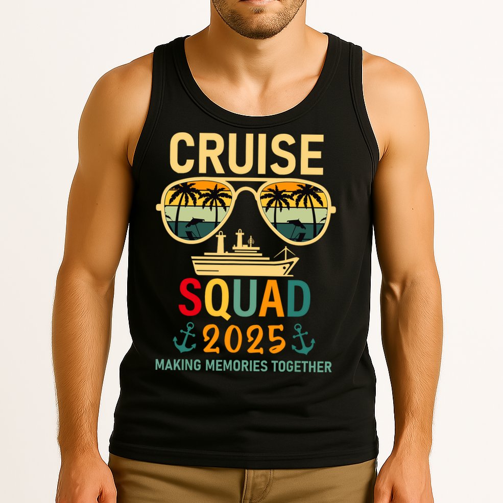 Cruise Squad 2025 Family Group Matching Summer Vacation Tank Top