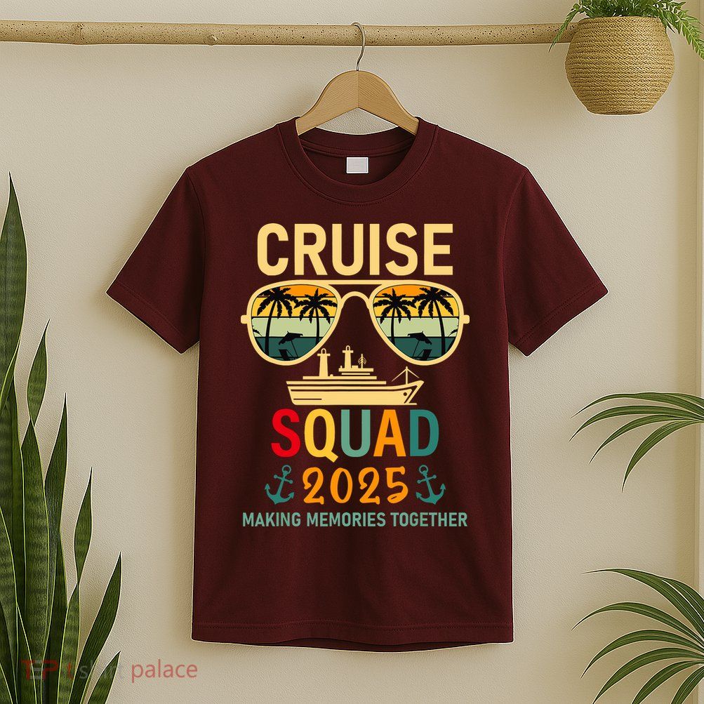 Cruise Squad 2025 Family Group Matching Summer Vacation T-Shirt