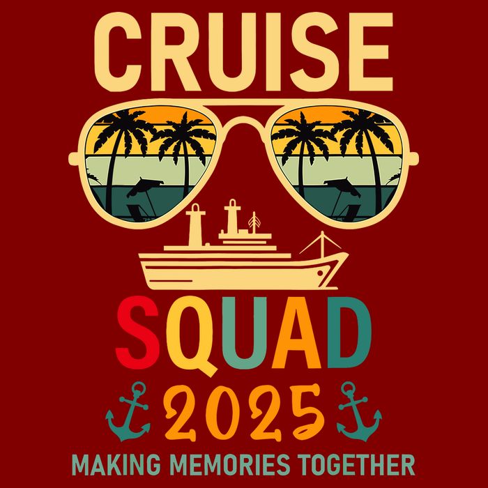 Cruise Squad 2025 Family Group Matching Summer Vacation Visor