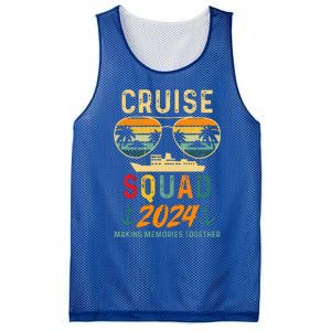 Cruise Squad 2024 Family Vacation Matching Group Summer Mesh Reversible Basketball Jersey Tank