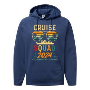 Cruise Squad 2024 Family Vacation Matching Group Summer Performance Fleece Hoodie