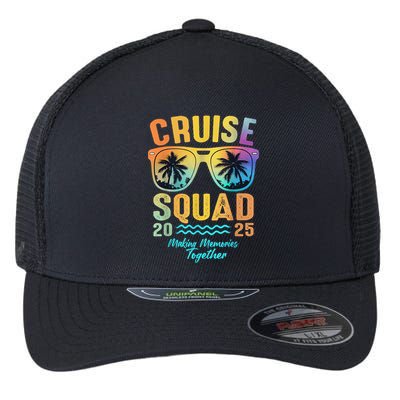 Cruise Squad 2025 Family Cruise Vacation Trip Group Matching Flexfit Unipanel Trucker Cap