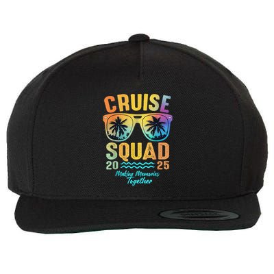 Cruise Squad 2025 Family Cruise Vacation Trip Group Matching Wool Snapback Cap
