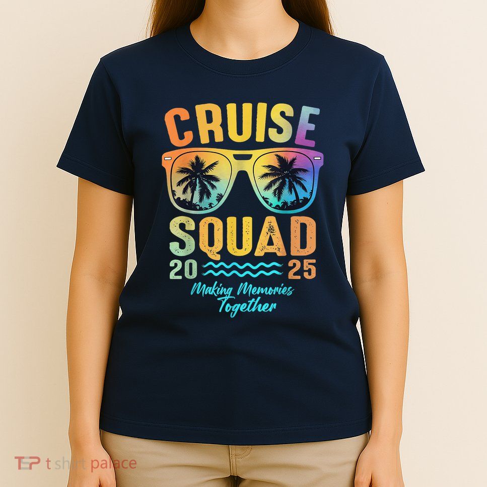 Cruise Squad 2025 Family Cruise Vacation Trip Group Matching T-Shirt