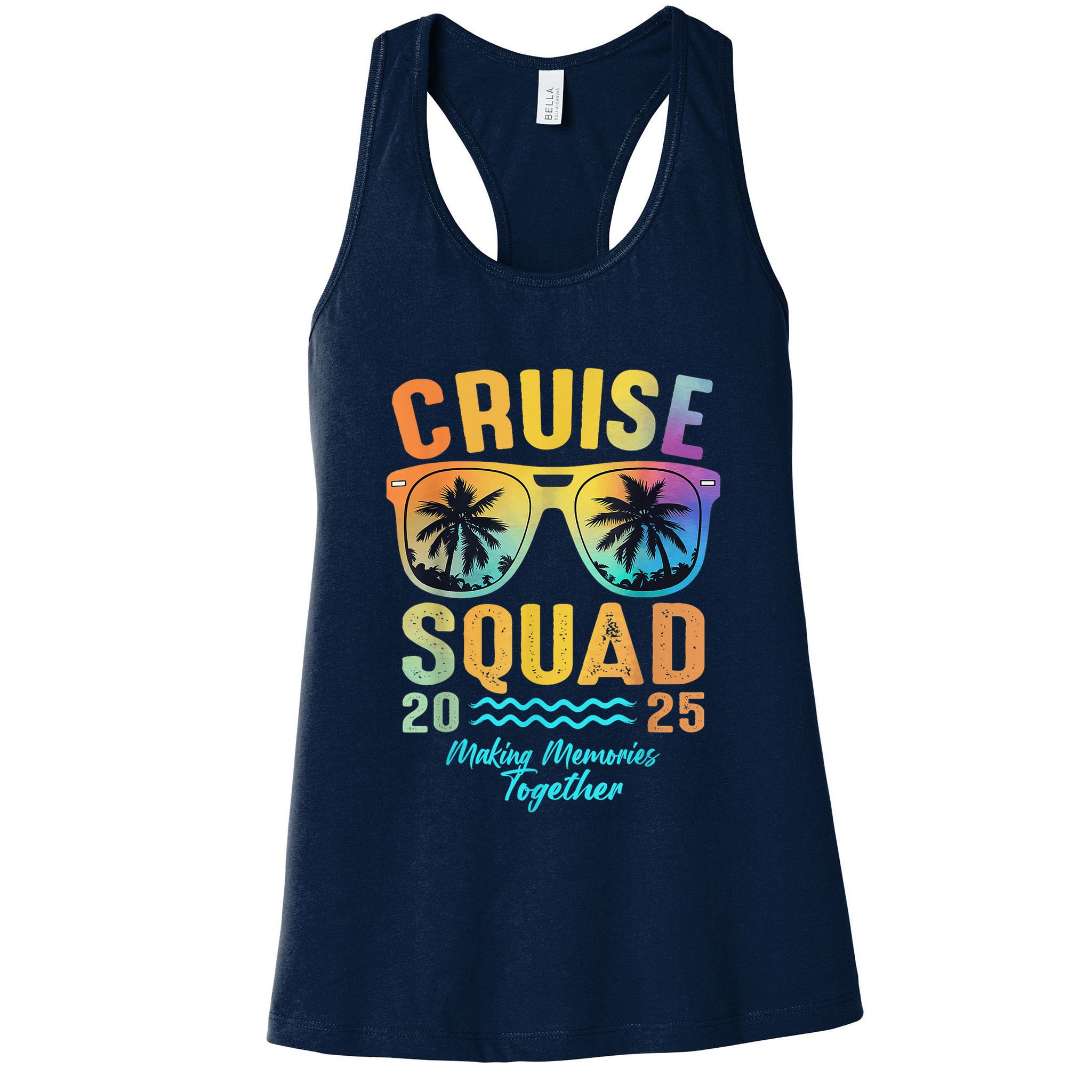 Cruise Squad 2025 Family Cruise Vacation Trip Group Matching Womens Tank Top