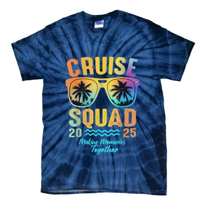 Cruise Squad 2025 Family Cruise Vacation Trip Group Matching Tie-Dye T-Shirt