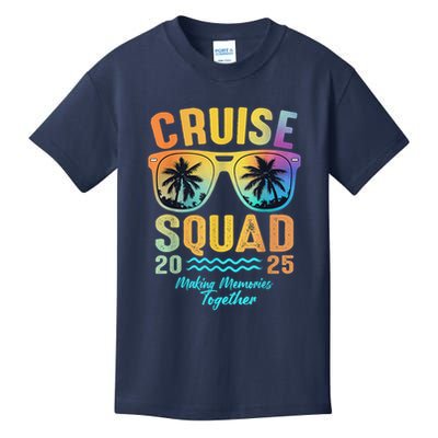 Cruise Squad 2025 Family Cruise Vacation Trip Group Matching Kids T-Shirt