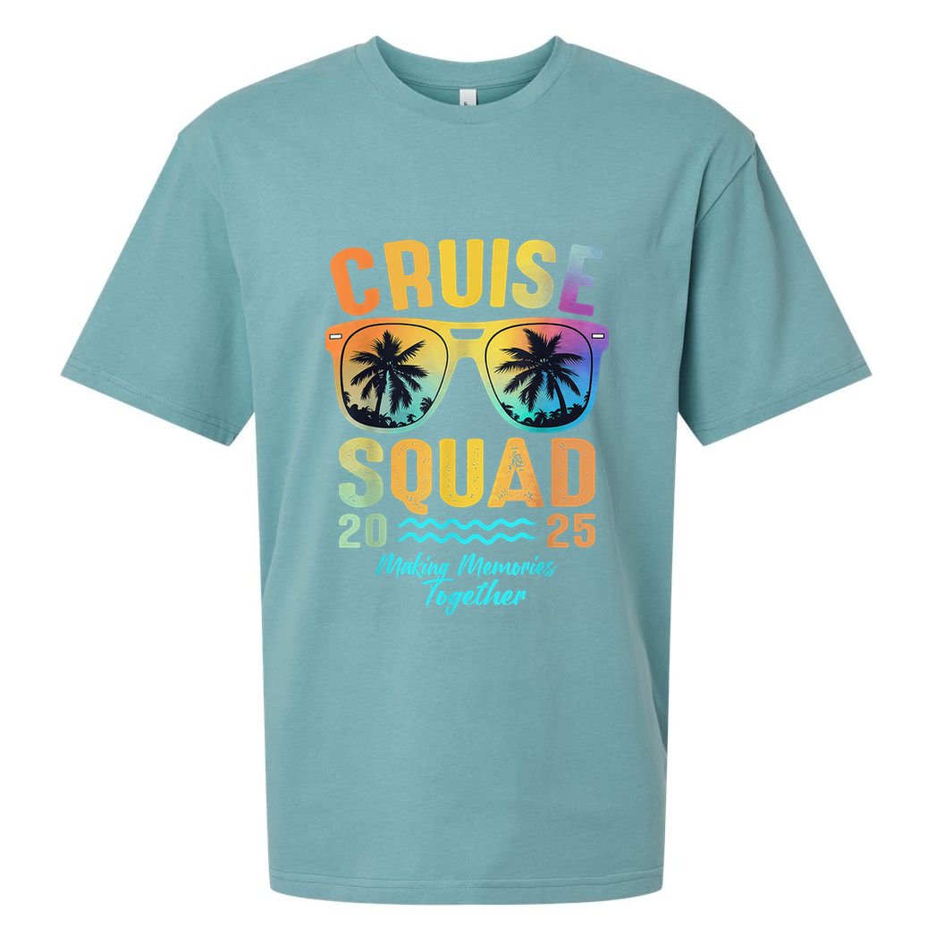 Cruise Squad 2025 Family Cruise Vacation Trip Group Matching Sueded Cloud Jersey T-Shirt