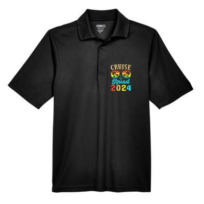 Cruise Squad 2024 Family Friends Vacation Cruising Ship Trip Men's Origin Performance Pique Polo