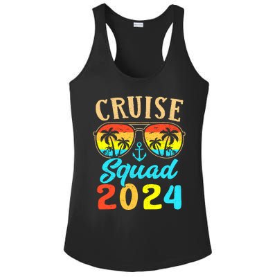 Cruise Squad 2024 Family Friends Vacation Cruising Ship Trip Ladies PosiCharge Competitor Racerback Tank