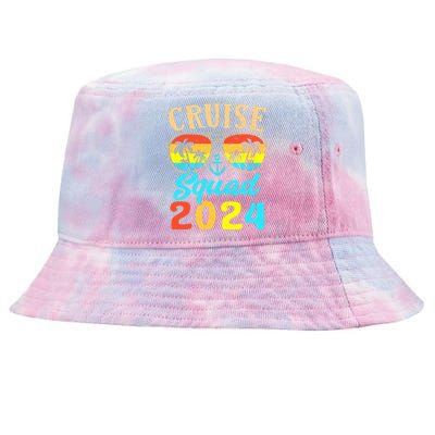 Cruise Squad 2024 Family Friends Vacation Cruising Ship Trip Tie-Dyed Bucket Hat