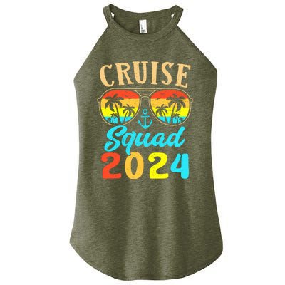 Cruise Squad 2024 Family Friends Vacation Cruising Ship Trip Women’s Perfect Tri Rocker Tank