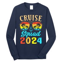 Cruise Squad 2024 Family Friends Vacation Cruising Ship Trip Long Sleeve Shirt