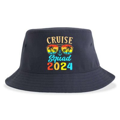 Cruise Squad 2024 Family Friends Vacation Cruising Ship Trip Sustainable Bucket Hat