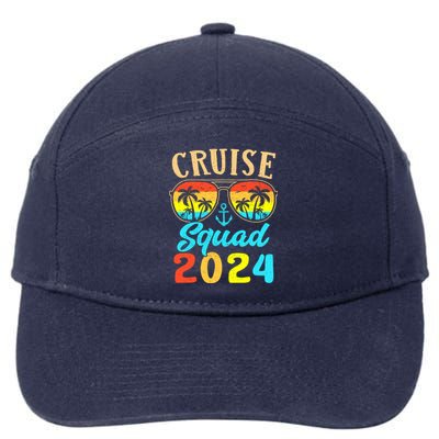 Cruise Squad 2024 Family Friends Vacation Cruising Ship Trip 7-Panel Snapback Hat