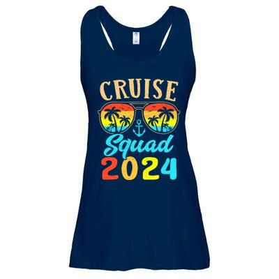 Cruise Squad 2024 Family Friends Vacation Cruising Ship Trip Ladies Essential Flowy Tank