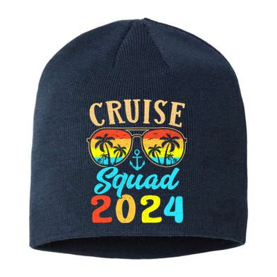 Cruise Squad 2024 Family Friends Vacation Cruising Ship Trip Sustainable Beanie