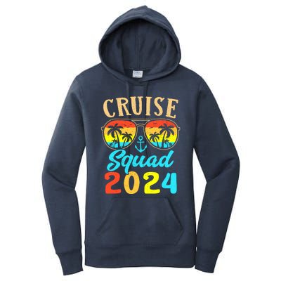 Cruise Squad 2024 Family Friends Vacation Cruising Ship Trip Women's Pullover Hoodie