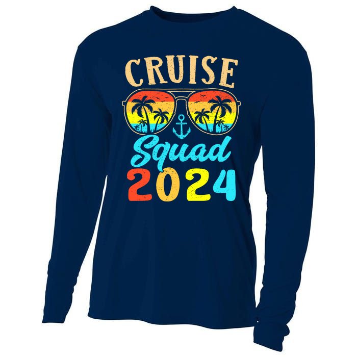 Cruise Squad 2024 Family Friends Vacation Cruising Ship Trip Cooling Performance Long Sleeve Crew