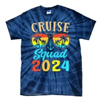 Cruise Squad 2024 Family Friends Vacation Cruising Ship Trip Tie-Dye T-Shirt