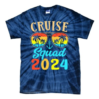 Cruise Squad 2024 Family Friends Vacation Cruising Ship Trip Tie-Dye T-Shirt