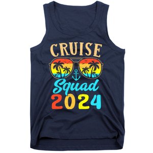 Cruise Squad 2024 Family Friends Vacation Cruising Ship Trip Tank Top