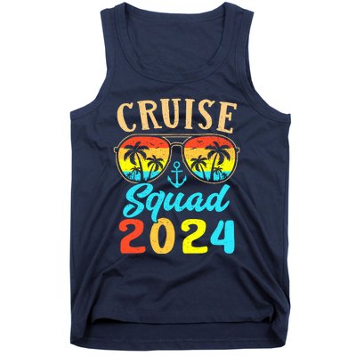 Cruise Squad 2024 Family Friends Vacation Cruising Ship Trip Tank Top